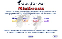 Educate Me 'Minibeasts' FLASH demonstration video. 5 of 5