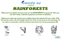 Educate Me 'Rainforests' FLASH demonstration video. 4 of 5