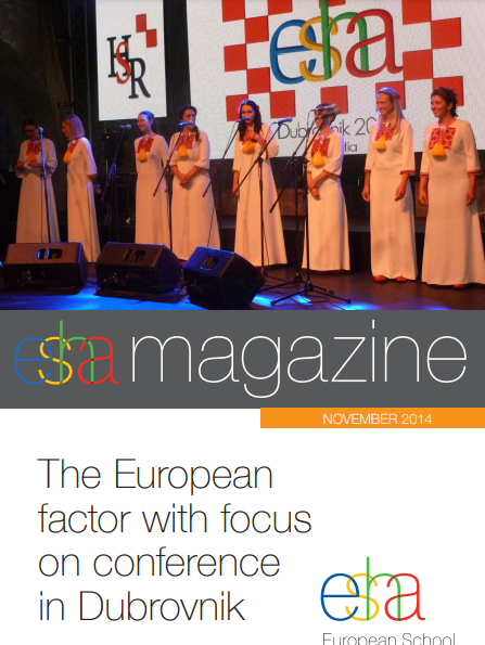 IGUANA article in ESHA magazine, April 2014.